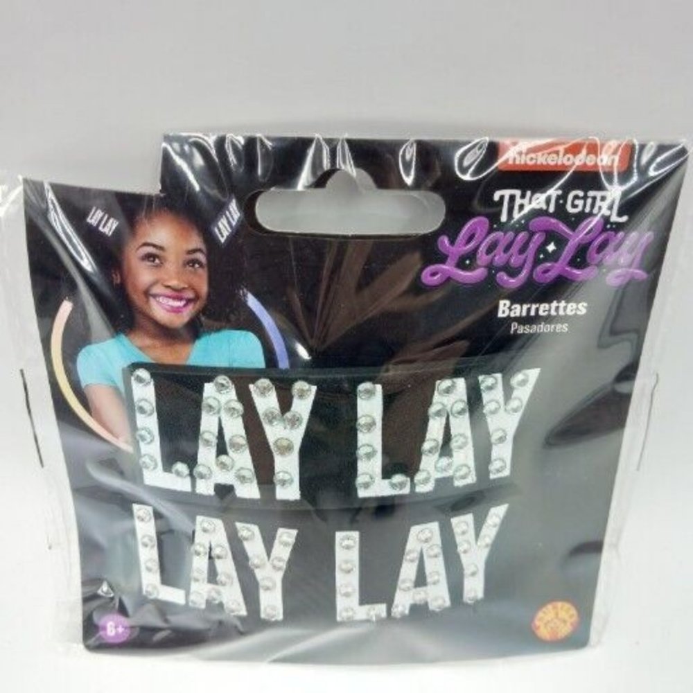 That Girl Lay Lay Barrette Hair Clip Clear Rhinestones Nickelodeon Kids Show Fun